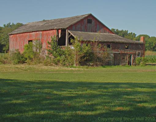 An old barn in Bartholomew county, Indiana