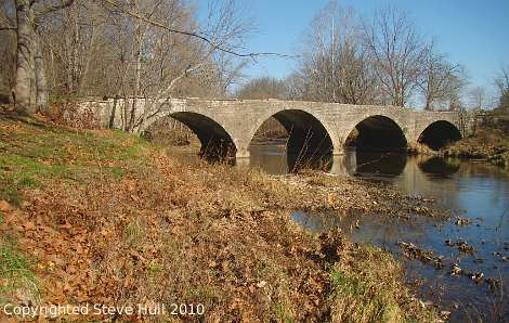 Champ's Ford Stone Arch Bridge in Decatur County Indiana