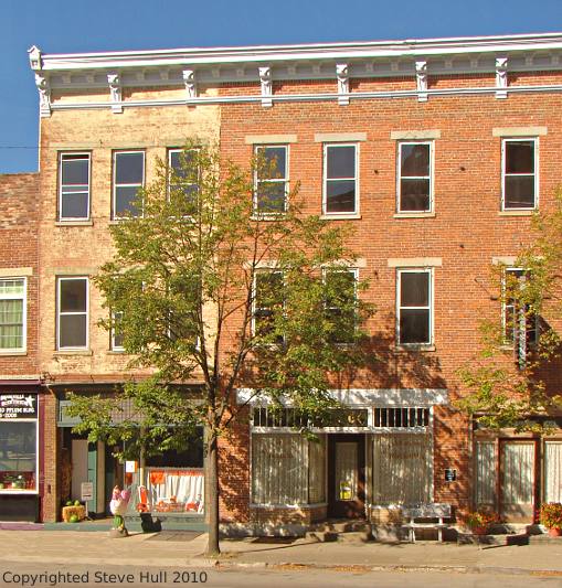 Italianate commercial buildings in Brookville Indiana