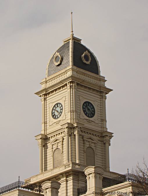 Courthouse tower in Noblesville Indiana