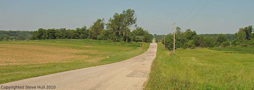 A Country Road in Randolph County Indiana