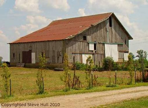Old barn in Rush county Indiana