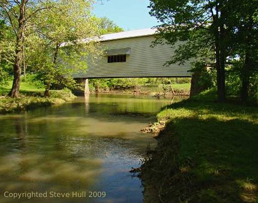 Offutt Ford covered bridge in Rush county Indiana