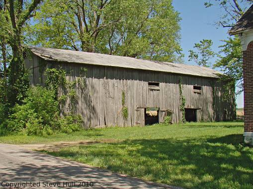 An old barn in Shelby county Indiana